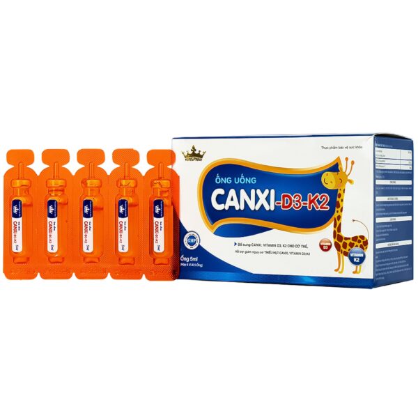 Siro Canxi-D3-K2 5ml bổ sung canxi & vitamin D3 (30 ống)