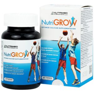 NutriGrow Nutrimed bổ sung canxi, vitamin D3 K2 (60 viên)